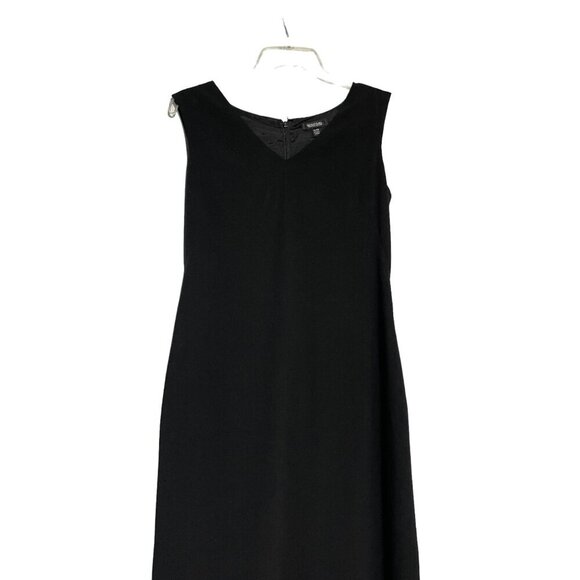 Emanuel Ungaro Women's Dress Maxi Sheath Sleeveless Classic Black Size 6/40 - Picture 3 of 4
